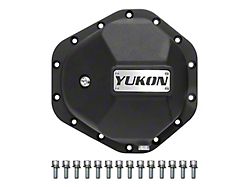 Yukon Gear Differential Cover; Rear; GM 10.50-Inch; 14-Bolt; Nodular Iron Differential Cover; Includes Metric Cover Bolts and Magnetic Drain Plug (07-18 6.0L Sierra 3500 HD)