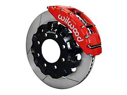 Wilwood TC6R Front Big Brake Kit with 16-Inch Slotted Rotors; Red Calipers (07-10 Sierra 2500 HD)