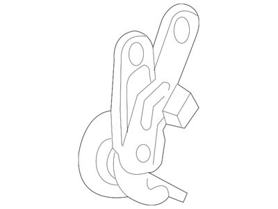 GM Hood Lift Support Assembly; Left; Spring Assist (17-19 6.0L Silverado 2500 HD)