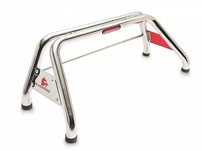 Roll Bar; Stainless, 1-Piece; Can Accommodate Up to 50-inch LED Light Bar (07-23 Silverado 2500 HD)