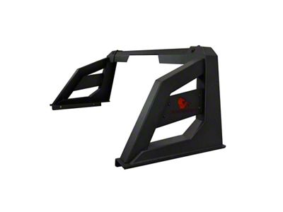 Roll Bar; Black; 3-Inch Tube; Can Accommodate Up to 50-Inch LED Light Bar (07-23 Silverado 2500 HD)