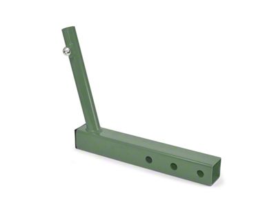 Steinjager Hitch Mounted Single Flag Holder; Locas Green (Universal; Some Adaptation May Be Required)