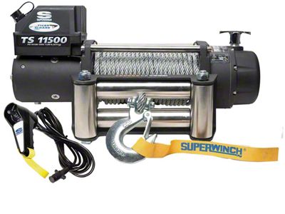 Superwinch 11,500 lb. Tiger Shark 11500 Winch with Steel Cable (Universal; Some Adaptation May Be Required)