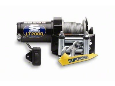Superwinch 2,000 lb. LT2000 Winch with Steel Cable (Universal; Some Adaptation May Be Required)