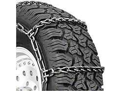 Security Chain Quik Grip Wide Base STD Twist Tire Chains with Rubber Tighteners (Universal; Some Adaptation May Be Required)
