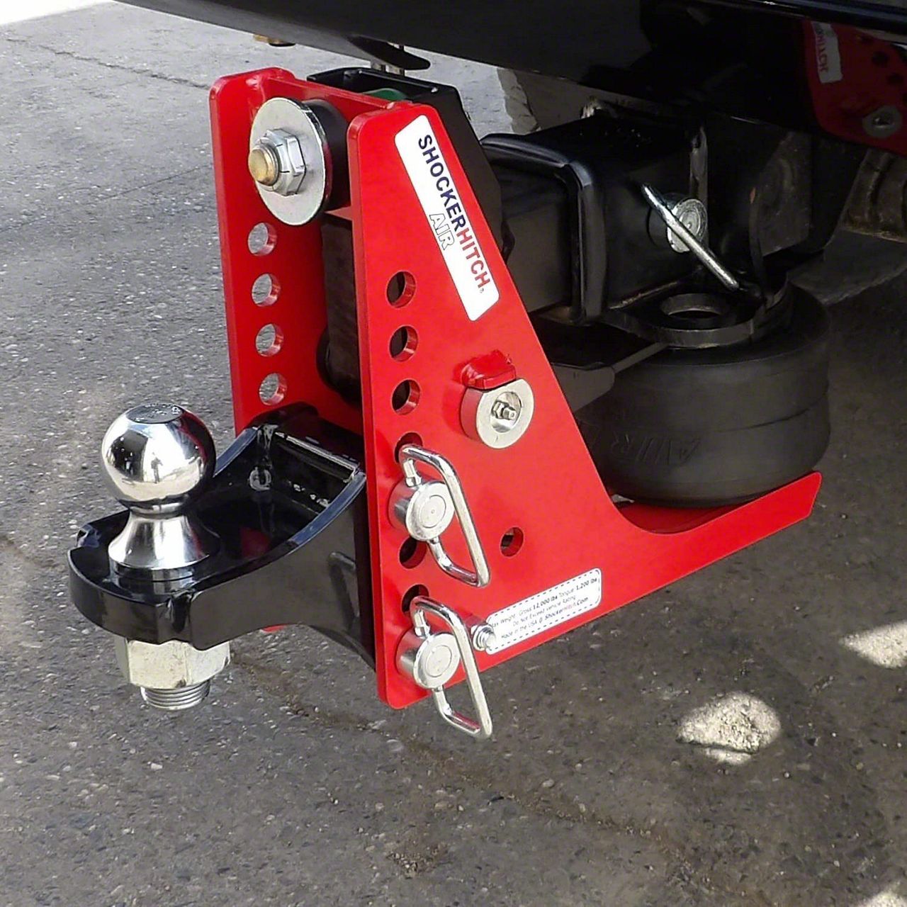 Shocker Hitch Tahoe Air 2Inch Receiver Hitch Ball Mount with 2Inch