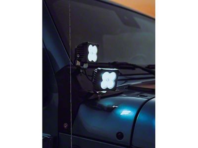 North Lights 3-Inch Cube Pod Light with 2-Inch LED Lights; Spot Beam (Universal; Some Adaptation May Be Required)