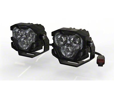 Morimoto 4Banger NCS LED Light Pods; White Combo Beam (Universal; Some Adaptation May Be Required)