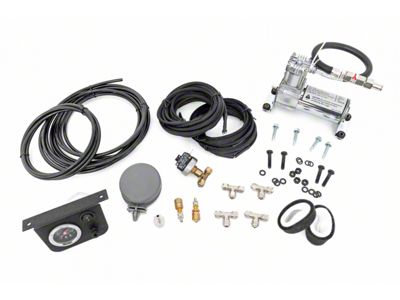 Rough Country OnBoard Air Bag Compressor Kit with Gauge (Universal; Some Adaptation May Be Required)