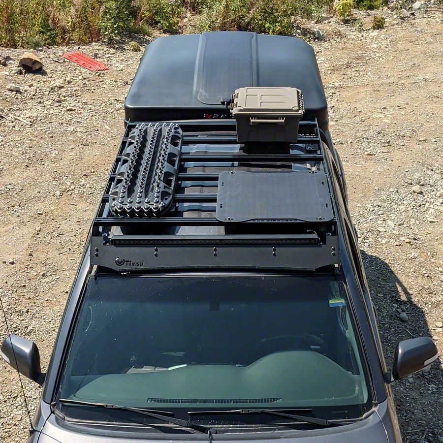 Cascadia 4x4 RAM 1500 Prinsu Roof Rack Modular Solar System with Charge