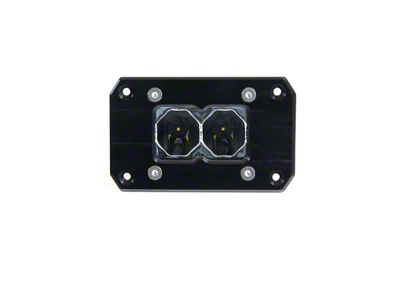 Heretic Studios 2-Inch Flush Mount LED Pod Light; Flood Beam (Universal; Some Adaptation May Be Required)