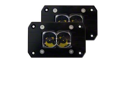 Heretic Studios 2-Inch Flush Mount LED Pod Lights; Spot Beam (Universal; Some Adaptation May Be Required)