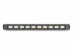 Rough Country 10-Inch Black Series Slimline LED Light Bar; Flood Beam (Universal; Some Adaptation May Be Required)