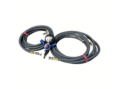 Thor's Lightning Rapid 4-Tire Air System with Lock-on Chuck; Candy Blue (Universal; Some Adaptation May Be Required)