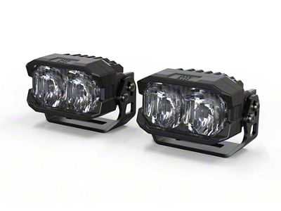 Morimoto 2Banger LED Pod Lights; HXB White Combo Beam (Universal; Some Adaptation May Be Required)