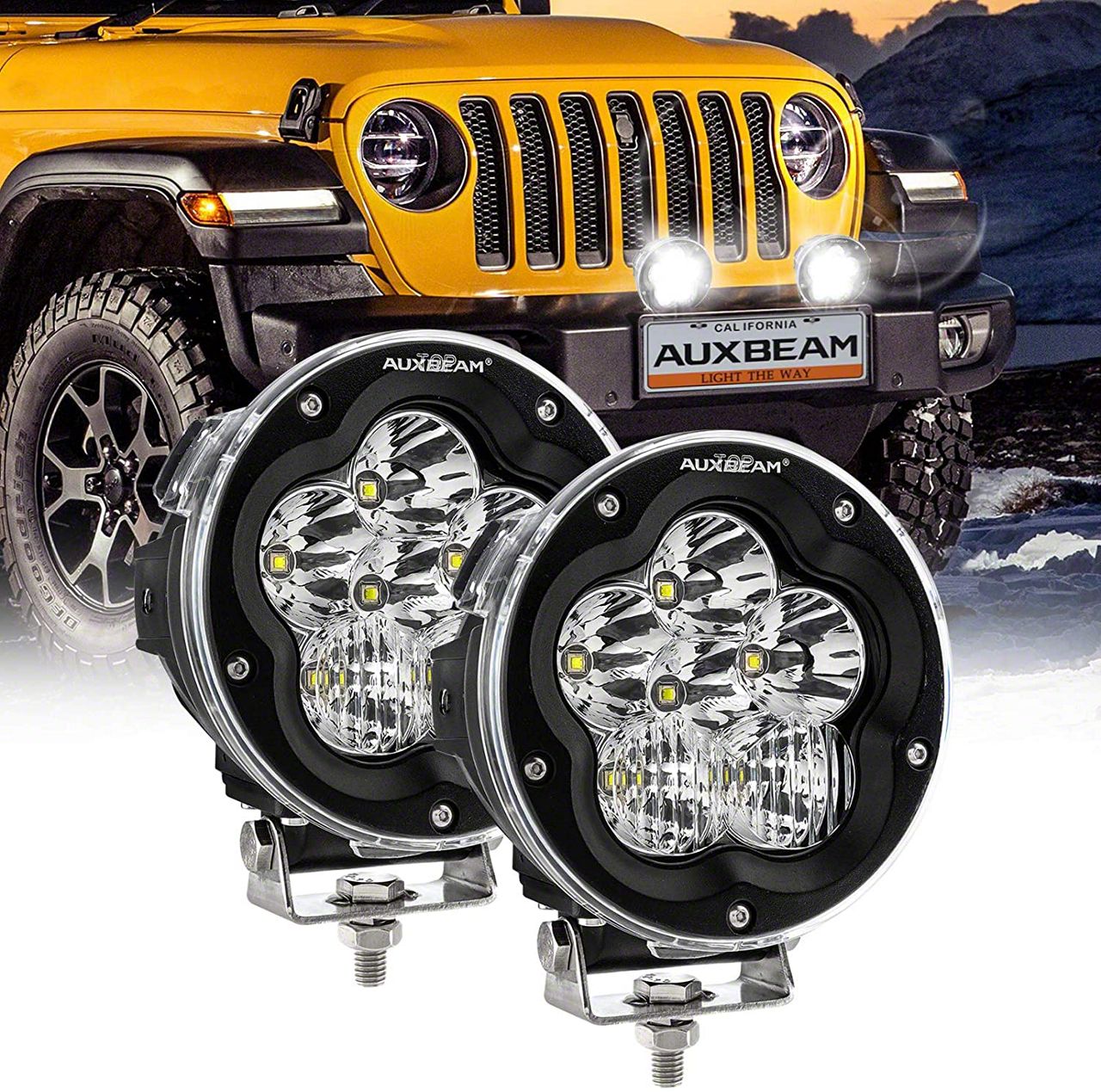 Colorado 5-Inch Round LED Lights; Combo Beam (Universal; Some ...