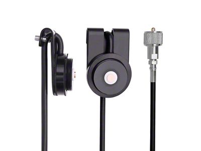 Midland Radio Hood Lip Antenna Mount with 6-Foot Low Profile Cable (Universal; Some Adaptation May Be Required)