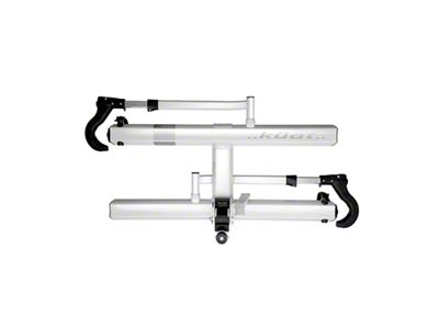 Kuat SHERPA 2.0 2-Inch Receiver Hitch Bike Rack; Carries 2 Bikes; Pearl with Silver Anodize (Universal; Some Adaptation May Be Required)