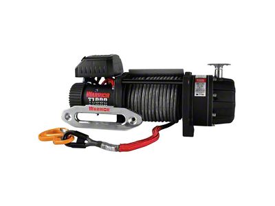 DK2 14,500 lb. Warrior T1000 Series Winch with Armortek Extreme Synthetic Rope (Universal; Some Adaptation May Be Required)
