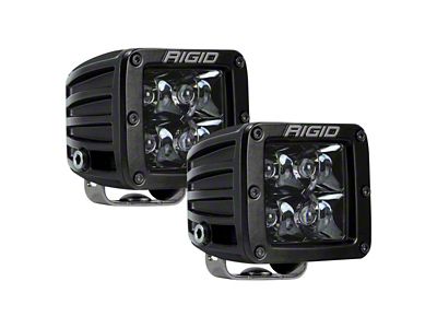 Rigid Industries D-Series Pro LED Lights; Spot Midnight Diffused Beam (Universal; Some Adaptation May Be Required)