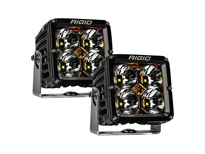 Rigid Industries Radiance Pod XL LED Lights with Amber Backlight (Universal; Some Adaptation May Be Required)