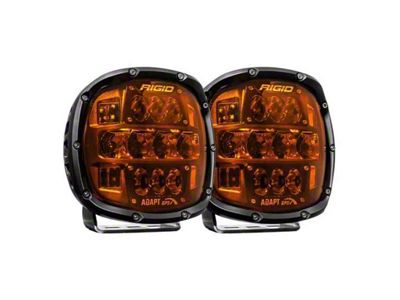 Rigid Industries Adapt XP LED Lights with Amber PRO Lens (Universal; Some Adaptation May Be Required)