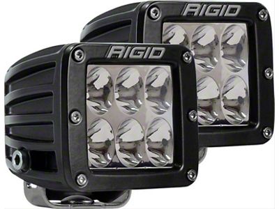 Rigid Industries D-Series LED Pod Lights; Amber Driving Beam (Universal; Some Adaptation May Be Required)