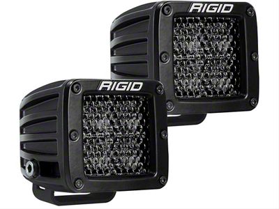 Rigid Industries D-Series Pro LED Pod Lights; Spot Midnight Diffused Beam (Universal; Some Adaptation May Be Required)