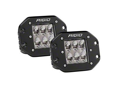 Rigid Industries D-Series Pro Specter Flush Mount LED Lights; Driving Beam (Universal; Some Adaptation May Be Required)