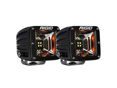 Rigid Industries Radiance Scene Surface Mount LED Pod Lights with Amber Backlight (Universal; Some Adaptation May Be Required)