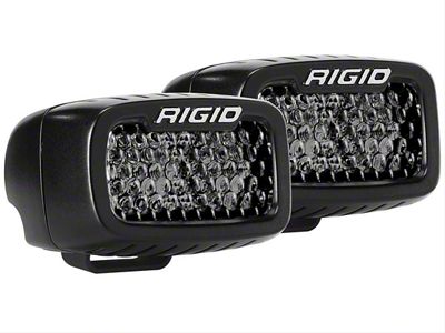 Rigid Industries SR-M Series Pro LED Lights; Spot Diffused Midnight Beam (Universal; Some Adaptation May Be Required)