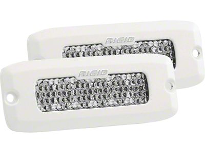 Rigid Industries SR-Q Series Pro Flush Mount LED Lights; Diffused Beam (Universal; Some Adaptation May Be Required)