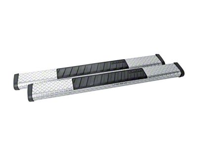 6-Inch Brite-Tread Side Step Bars without Mounting Brackets; Silver (09-23 RAM 1500 Regular Cab)