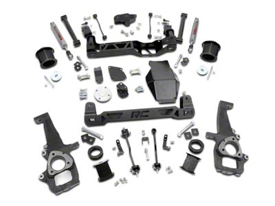 Rough Country 6-Inch Suspension Lift Kit with Shocks (12-18 4WD RAM 1500 w/o Air Ride)