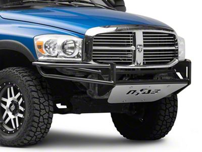 N-Fab R.S.P. Pre-Runner Front Bumper for Dual 38-Inch Rigid LED Lights; Textured Black (02-08 RAM 1500)