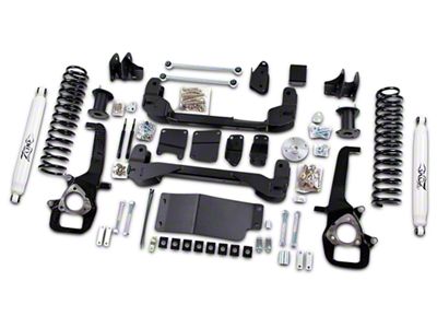 Zone Offroad 6-Inch Suspension Lift Kit with Shocks (09-11 4WD RAM 1500)