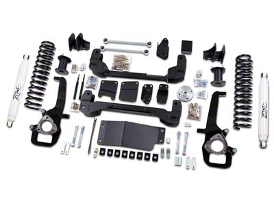 Zone Offroad 6-Inch Suspension Lift Kit with Shocks (13-18 4WD RAM 1500 w/o Air Ride Suspension)