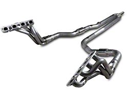 Stainless Works 1-7/8-Inch Headers with Catted Y-Pipe; Factory Connect (09-18 5.7L RAM 1500 Quad Cab, Crew Cab)