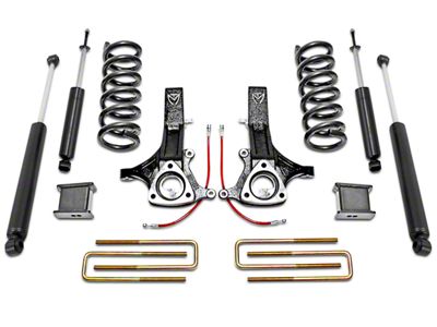 Max Trac 7-Inch Front / 4-Inch Rear MaxPro Suspension Lift Kit with Max Trac Shocks (03-08 2WD 5.7L RAM 1500, Excluding Mega Cab)