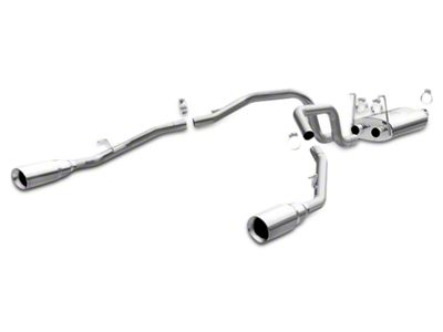 Magnaflow Street Series Dual Exhaust System with Polished Tips; Rear Exit (09-18 5.7L RAM 1500)