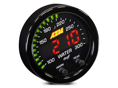 AEM Electronics X-Series Temperature Gauge; Electrical (Universal; Some Adaptation May Be Required)