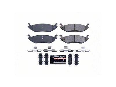 PowerStop Z23 Evolution Sport Carbon-Fiber Ceramic Brake Pads; Rear Pair (02-18 RAM 1500, Excluding SRT-10)