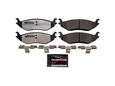 PowerStop Z36 Extreme Truck and Tow Carbon-Fiber Ceramic Brake Pads; Rear Pair (02-18 RAM 1500, Excluding SRT-10)