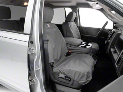 Covercraft SeatSaver Custom Front Seat Covers; Carhartt Gravel (09-18 RAM 1500 w/ Bench Seat)