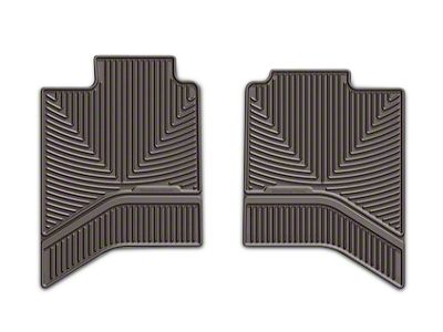 Weathertech All-Weather Rear Rubber Floor Mats; Cocoa (02-18 RAM 1500 Quad Cab, Crew Cab)