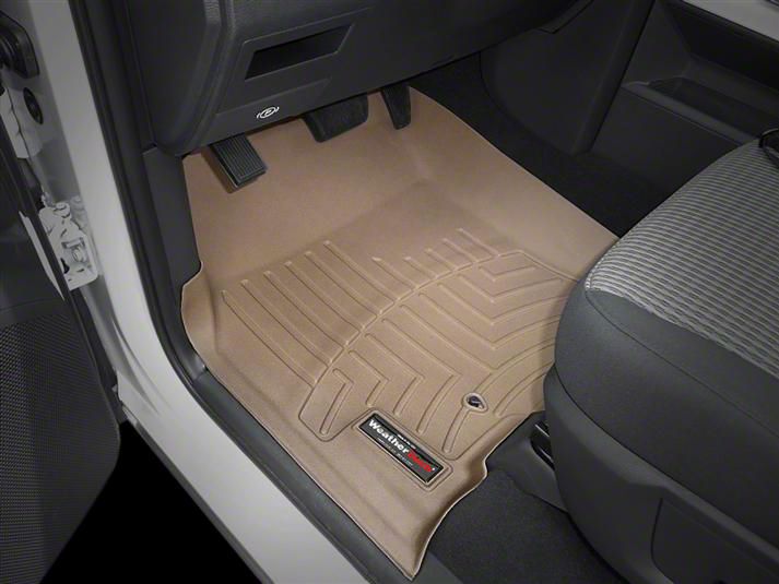 Weathertech RAM DigitalFit Front Floor Liner Over the Hump Tan