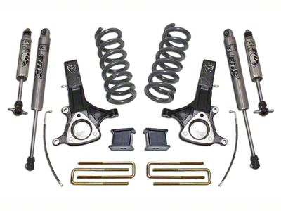 Max Trac 7-Inch Front / 4-Inch Rear MaxPro Elite Suspension Lift Kit with Fox Shocks (02-08 2WD 4.7L RAM 1500, Excluding Mega Cab)