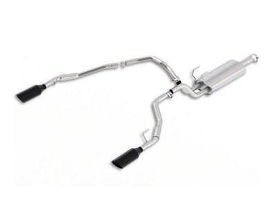 Borla S-Type Dual Exhaust System with Black Chrome Tips; Rear Exit (09-18 5.7L RAM 1500)