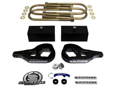 Supreme Suspensions 1 to 3-Inch Front / 2-Inch Rear Pro Suspension Lift Kit (02-05 4WD RAM 1500)
