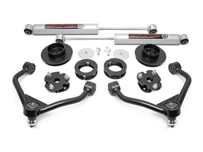 Rough Country 3-Inch Bolt-On Suspension Lift Kit with Premium N3 Shocks (12-18 4WD RAM 1500 w/o Air Ride)